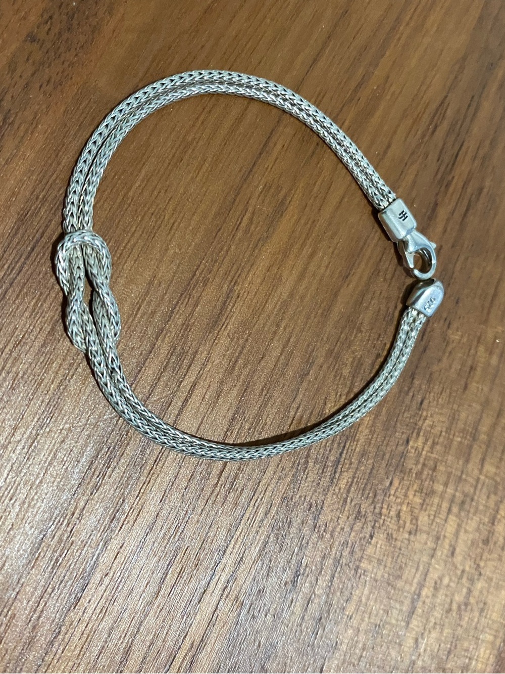 John Hardy Love Knot Sterling Silver Bracelet